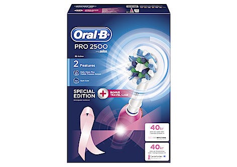 Sähköhammasharja Braun Oral-B PRO 2500 Cross Action