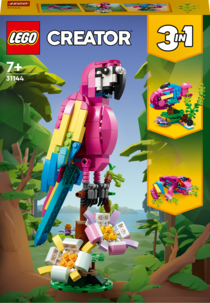 LEGO Creator 3-i-1 Exotisk Rosa Papegoja 31144, från 7 år