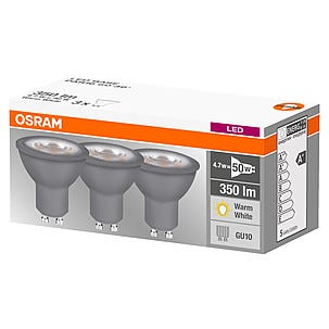 LED-lampa GU10 Osram 3-pack