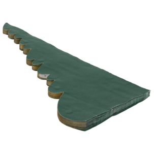 Pappersgran dekoration, veckad med magnet, 50 cm