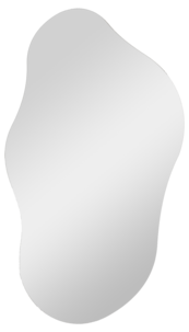 Bubbla spegel utan ram, för vägg, 60 x 35 cm