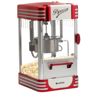Champion Retro XL popcornmaskin, 1,3 L, rød