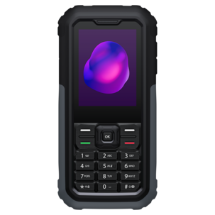 TCL 5044 mobiltelefon, tålig och vattentät, grå