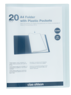 Demopärm A4, 20 fickor