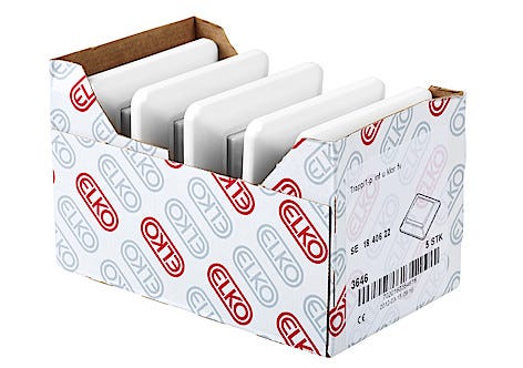 2-vägs infällt vägguttag ELKO RS