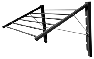 Torkställning vägg nedfällbar, 4,5 m