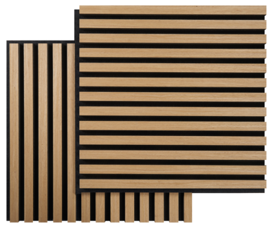 Fibrotech Square akustikpanel för vägg och tak, 2-pack