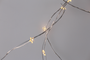 Ljusslinga LED för kruka, batteridriven, 80 cm