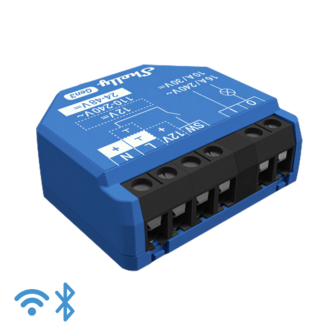 Shelly 1 Gen3 wifi-relé 16A med potensialfrie utganger