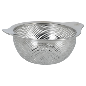 Durkslag rostfritt stål, med handtag