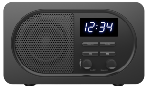 Exibel FM-radio, klockradio, Bluetooth, USB och 3,5 mm