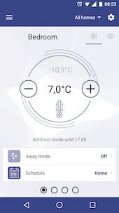 Lämpöpatteri WiFi 600 W 230 V Adax Clea H06KWT
