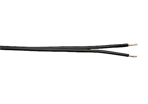 Högtalarkabel 2x1,5 mm2, svart