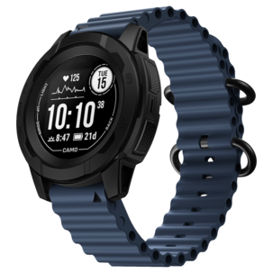 Silikonreim til Garmin aktivitetsklokke 26 mm, Quick release