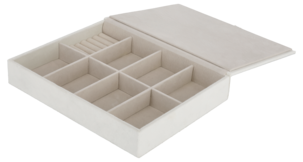 Smyckeskrin i sammet, 8 fack