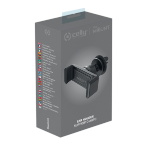 Puhelinpidike autoon, puristuskiinnike. Mount Vent, Celly