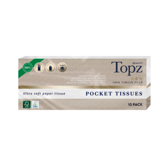 Topz Premium Pocket Tissue näsdukar 10-pack