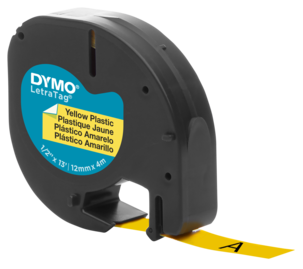 Märkband plast Dymo LetraTag