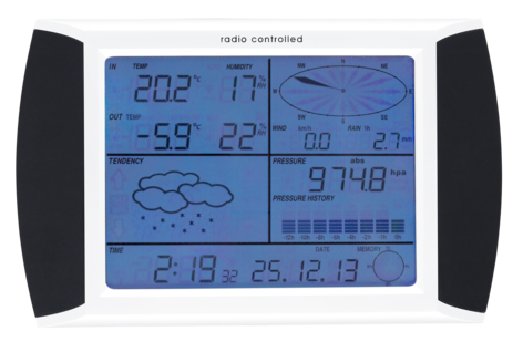 Väderstation med pekskärm