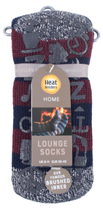 Termostrumpor Heat Holders lounge socks herr, storlek 39-45