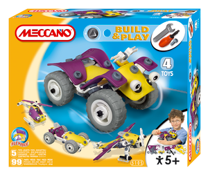 Fyrhjuling build & play Meccano