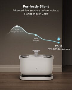 Petlibro Dockstream vattenfontän katt batteri 2,5 l