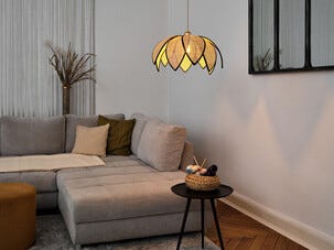Osram Lotus Kattovalaisin rottinki 48 cm E27 ruskea