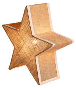 Stjärna i juteväv
