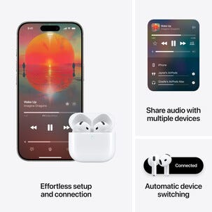 Apple AirPods 4 med støyreduksjon, ANC