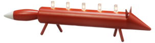Konstsmide adventsljusstake räv, 55,2 cm