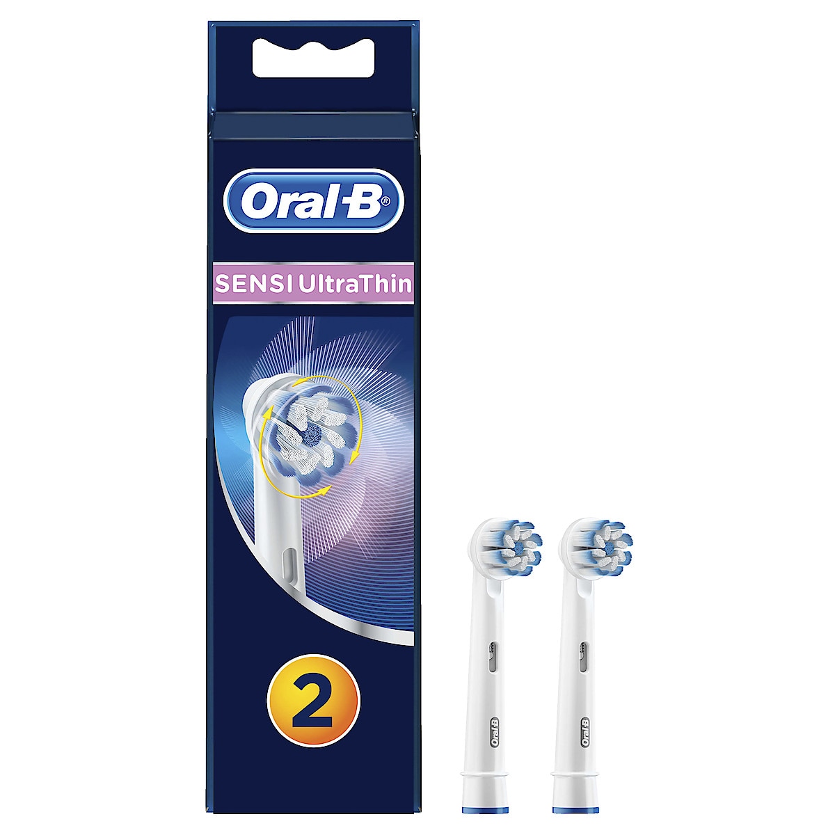 Borsthuvud refill Oral-B Sensi Ultrathin, 2-pack