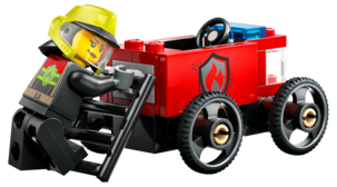 LEGO City racinglekesett med pizzabil mot brannbil 60458, fra 5 år