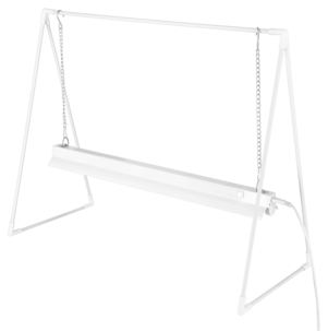 Växtbelysning med ställning LED, justerbar, vit