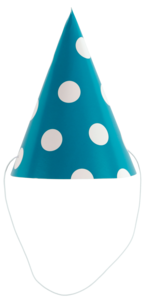 Partyhattar prickiga 10-pack