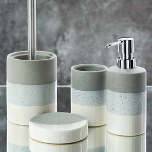 Tvålpump i stengods