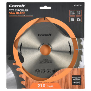 Cocraft sagblad 210 x 30 x 1,8 mm, 36T