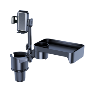 Mobilhållare med bricka, för mugghållare