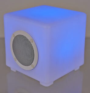 Högtalare med LED-belysning