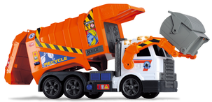 Roska-auto, jossa valo ja ääni