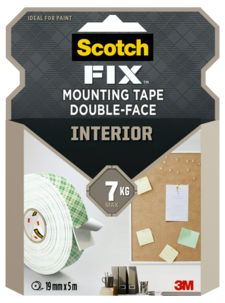 Scotch-Fix Interior dobbeltsidig teip, 7 kg
