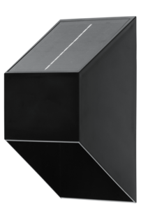 Ulkoseinävalaisin aurinkokennovalaisin, alas