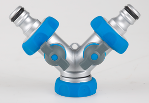 Krankoppling 2-vägs med flödeskontroll Cocraft, 1/2