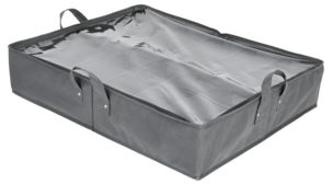 Sängförvaring i tyg med avdelare, 68 x 55 x 14 cm