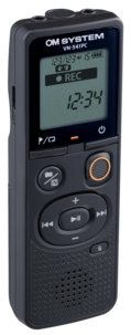 OM System VN-541PC digital diktafon, batteridriven