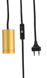 Northlight lampeholder med tekstilledning 