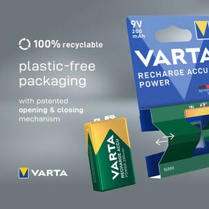 VARTA Ready2Use 9 V ladbart batteri 