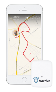 Tractive GPS, GPS-tracker for kjæledyr inkl. ett års abonnement