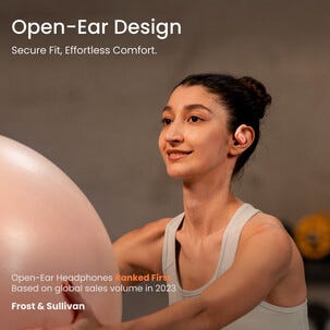 Shokz OpenFit Air open-ear-ørepropper med KI-styrt støydemping