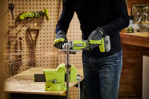 Ryobi vinkelsliper 125 mm RAG18125-0 One+ 18 V, batteridrevet