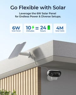 Reolink Argus 4 Pro övervakningskamera 4K ColorX, batteri, WiFi